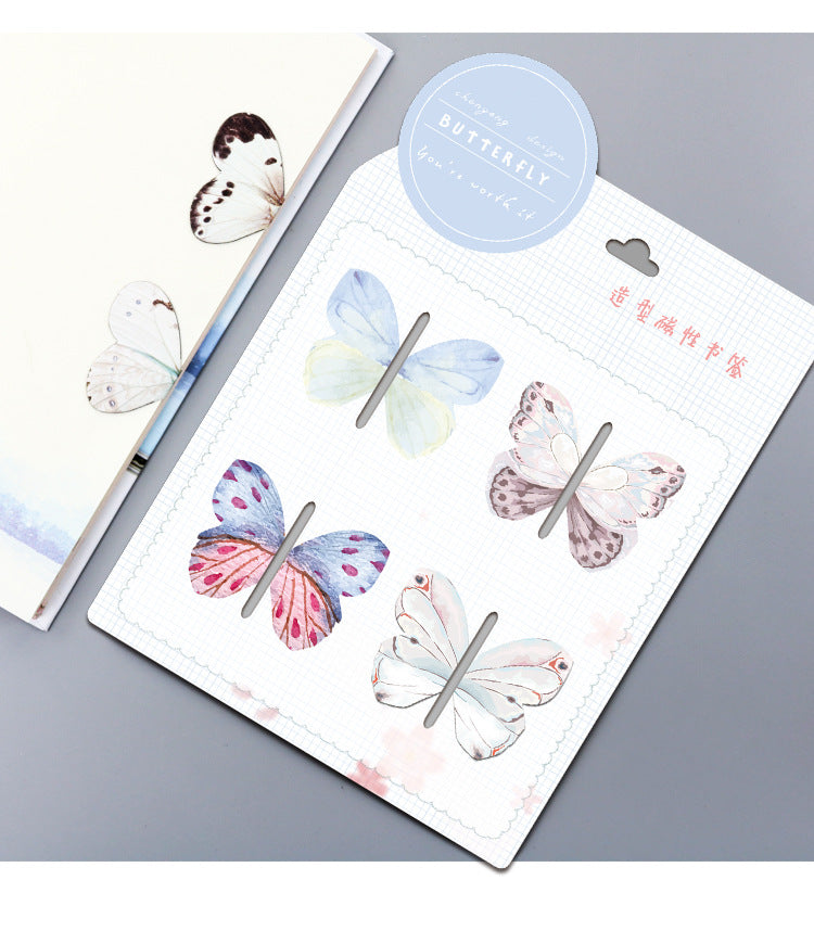 Magnetic Butterfly Bookmarks